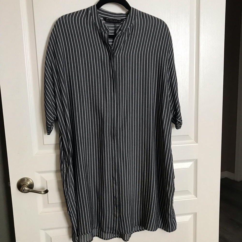 Zara • Pinstripe • Shirt • Dress